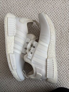 Adidas Men’s NMD R1 Sneakers - Cream/White